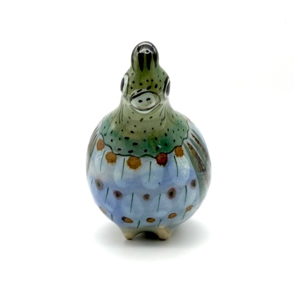 Vintage signed Ken Edwards pottery Tonala quail figurine - Picture 2 of 11